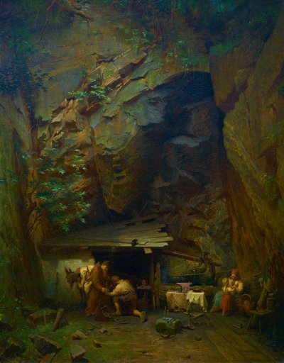 Blacksmith in the Bavarian Alps by Peter Baumgartner